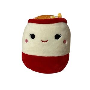 Squishmallows Raisy The Ramen Plush 5 in Food Stuffed Animal Embroidered Eyes